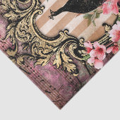 Elegante Pauw Tissuepapier (Detail)