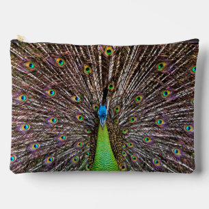 Elegante Pauw Vogel en Veerkunst Etui