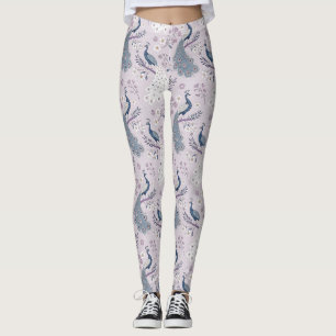 Elegante Pauwbloem Vintage (10) Leggings