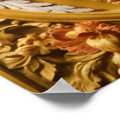 Elegante pauwenkunst - verbeter uw ruimte poster (Hoek)