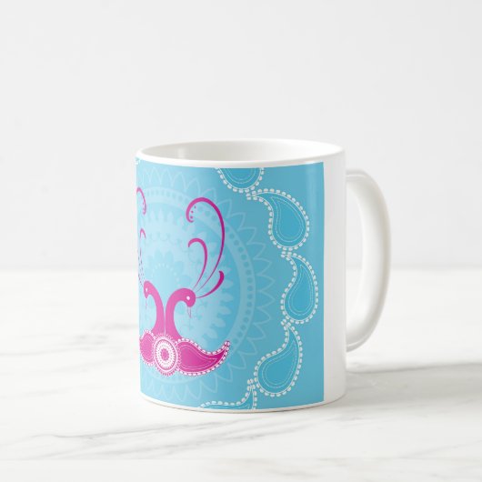 Elegante pauzes koffiemok (Voorkant rechts)