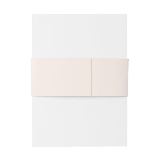 Elegante Peach Sparkle Wedding Script Kalligrafie Uitnodigingen Wikkel (Achterkant Voorbeeld)