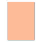 Elegante Peach Wedding Custom Guest Place Card Kaart (Achterkant)