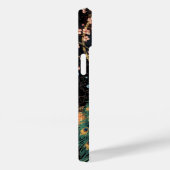 Elegante Peacock Cherry Blossom Art Case-Mate iPhone Case (Achterkant / Rechts)