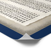 Elegante  Peacock Classic Bruiloft Receptie Poster (Hoek)