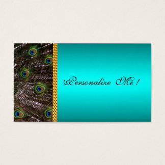 Elegante Peacock Kaart Save the Date Mint Green Co