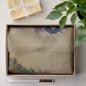 Elegante Peacock Tissuepapier (Geschenk)