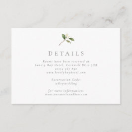 Elegante Pear Blossom Bruiloft Behuizing Kaart