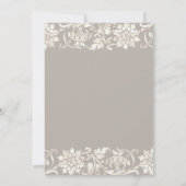 Elegante Pearl 30ste huwelijksverjaardag Kaart (Achterkant)