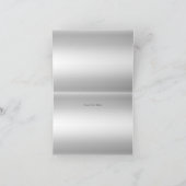 Elegante Pearl Bow & Cross bedankkaart (Binnen)