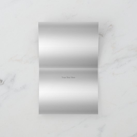 Elegante Pearl Bow & Cross bedankkaart (Binnen)