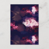 Elegante penseelstreekdetails behuizing Kaart (Achterkant)