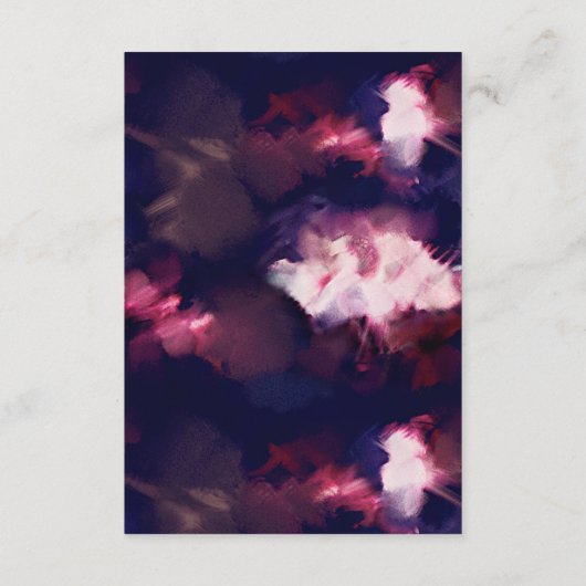 Elegante penseelstreekdetails behuizing Kaart (Achterkant)