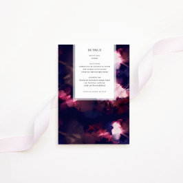 Elegante penseelstreekdetails behuizing Kaart