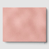 Elegante pensioenpartij | Roos Gold Botanical Gastenboek (Achterkant)