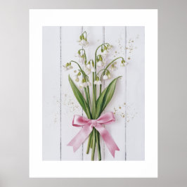 Elegante Peony Bouquet Waterverf Wall Art & Poster