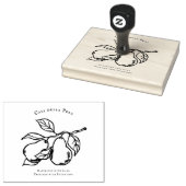 Elegante Perenillustratie uit Boomgaard - Stempel (Gestempeld)