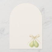Elegante Perfect Pair Koppel Bruiloftsfeest Kaart (Achterkant)