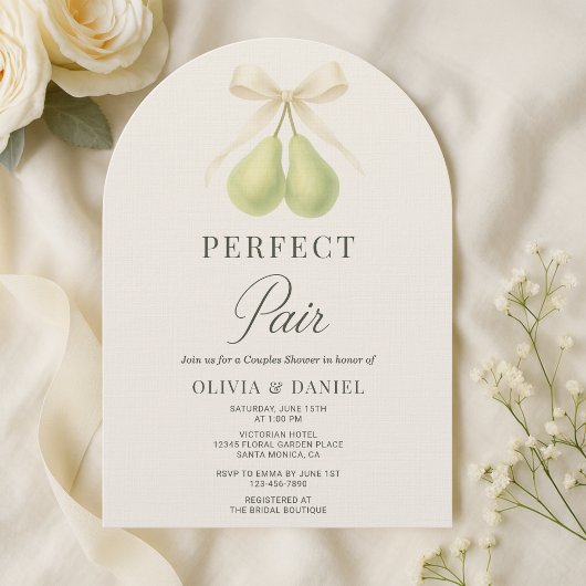 Elegante Perfect Pair Koppel Bruisfeest Kaart