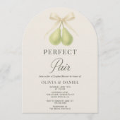 Elegante Perfect Pair Koppel Bruisfeest Kaart (Voorkant)