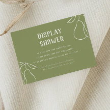 Elegante Perfect Pear Illustration Display Douche