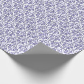 elegante periwinkle betegelde trouwpartij cadeaupapier (Hoek)