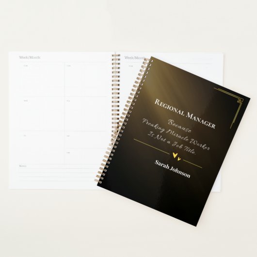 Elegante Persoonlijke Beroepsplanner Planner (Display)