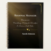 Elegante Persoonlijke Beroepsplanner Planner (Voorkant)
