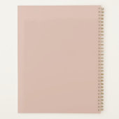 Elegante Persoonlijke Dagelijkse Planner (Achterkant)