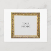 Elegante persoonlijke foto Lijst en tekst Briefkaart (Voorkant)