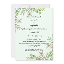 Elegante Persoonlijke Fotohuwelijksuitnodigingskaa