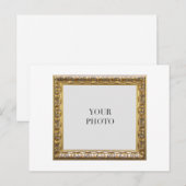 Elegante Persoonlijke Fotolijst Briefkaart (Voorkant / Achterkant)