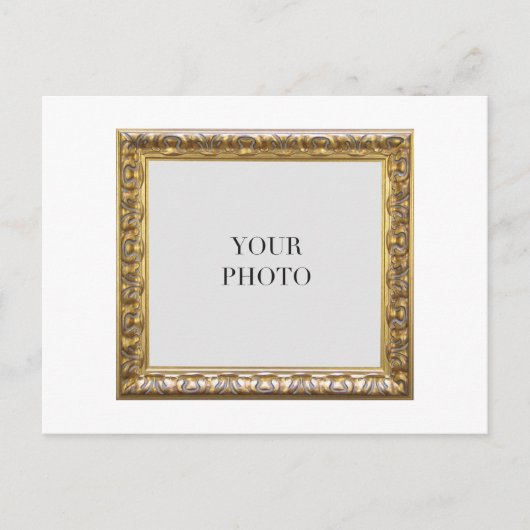 Elegante Persoonlijke Fotolijst Briefkaart (Voorkant)