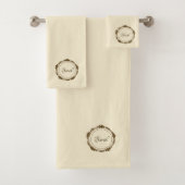 Elegante persoonlijke handdoekenset bad handdoek (Insitu)