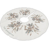 Elegante Persoonlijke Kerstboom Vloerkleed Rok (Gekanteld)