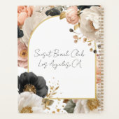 Elegante persoonlijke trouwplanner met bloemendesi planner (Achterkant)
