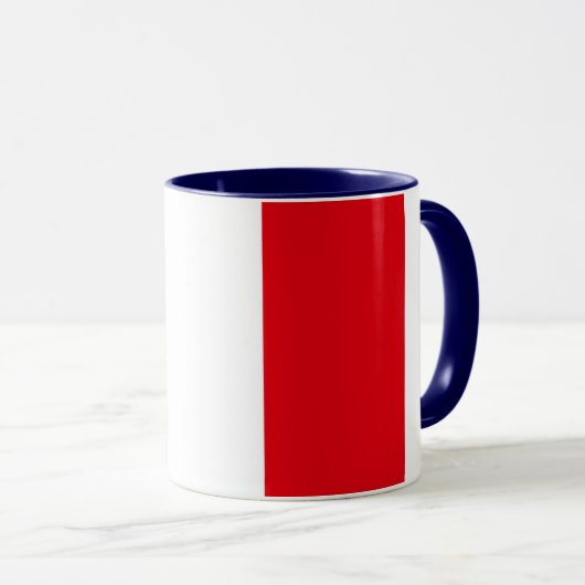 Elegante Peruaanse vlag overdekte keramiek Mok (Voorkant rechts)