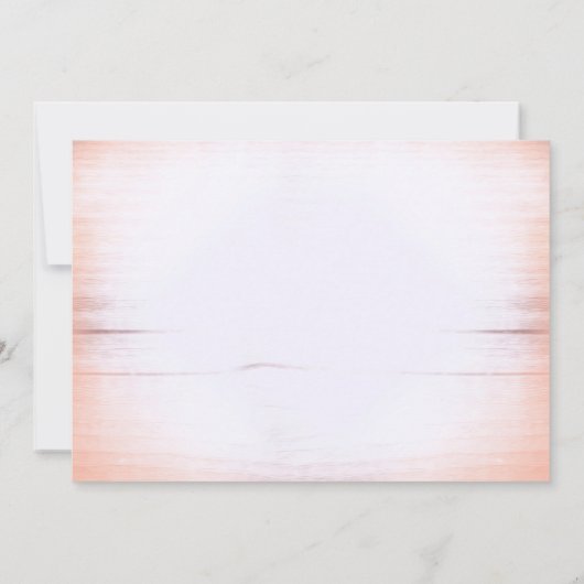 Elegante perzik bloemen Mason Jar repetitie diner Kaart (Achterkant)