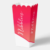 Elegante perzik en roze bedankdoosjes (Achterkant)