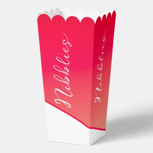 Elegante perzik en roze bedankdoosjes (Achterkant)