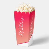 Elegante perzik en roze bedankdoosjes (Popped)