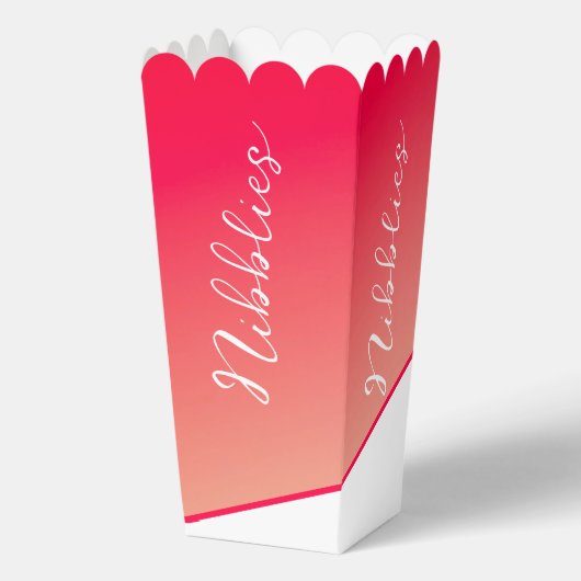 Elegante perzik en roze bedankdoosjes (Voorkant)