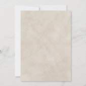 Elegante perzik en salie groene bruiloft uitnodigi save the date (Achterkant)