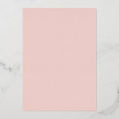 Elegante perzik geometrische uitnodigingen (Achterkant)