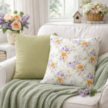 Elegante Perzik Lavendel & Effengroom Groen Lente