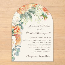 Elegante Perzik Witte Bloemen Eucalyptus Wedding A