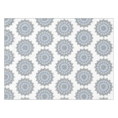 Elegante Perzische Blauwe Arabesk Oosterse decorat Tafelkleed (Voorkant (Horizontaal))