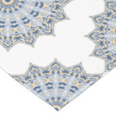 Elegante Perzische Blauwe Arabesk Oosterse decorat Tafelkleed (Gekanteld)