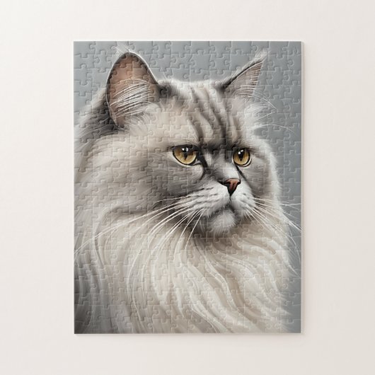 Elegante Perzische kat illustratie Legpuzzel (Verticaal)