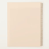 Elegante  Perzische kat met Rozen Planner (Achterkant)